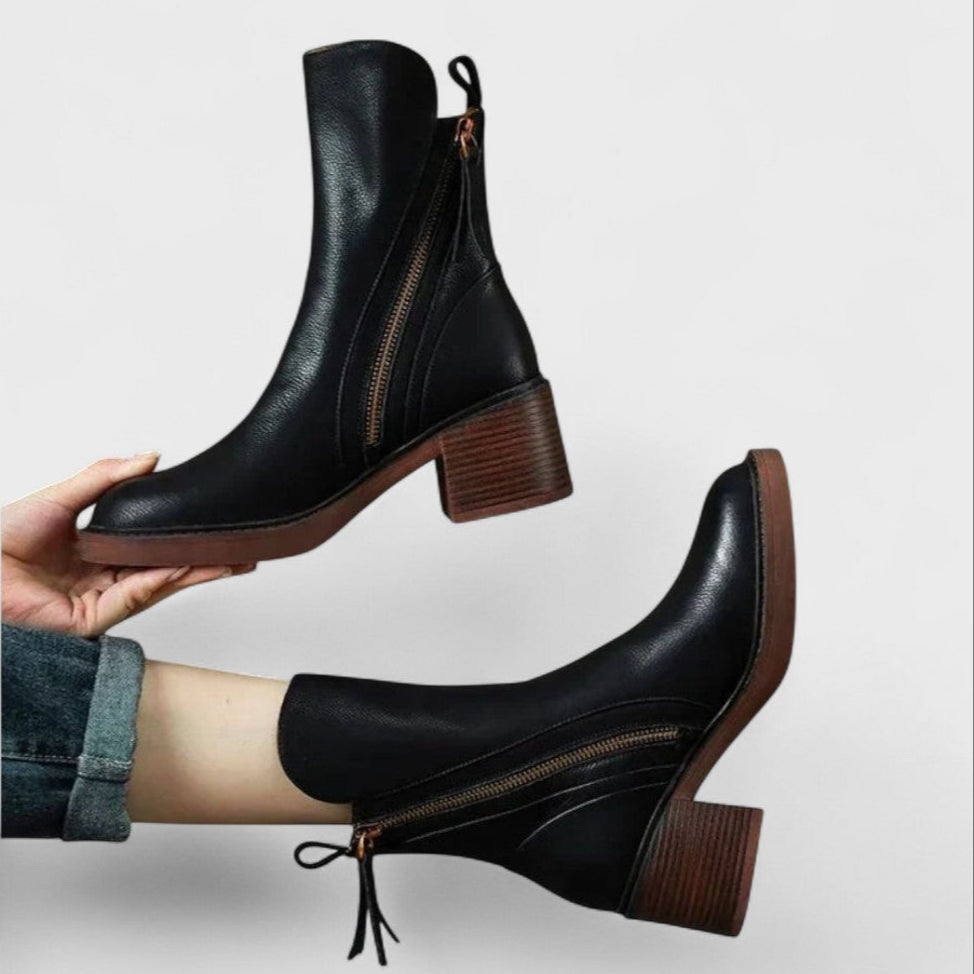 Garciel | Leather Ankle Boots