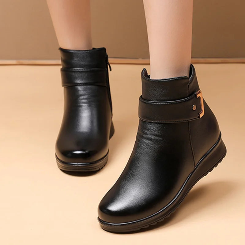 Zaffy | Comfort Leather Boots