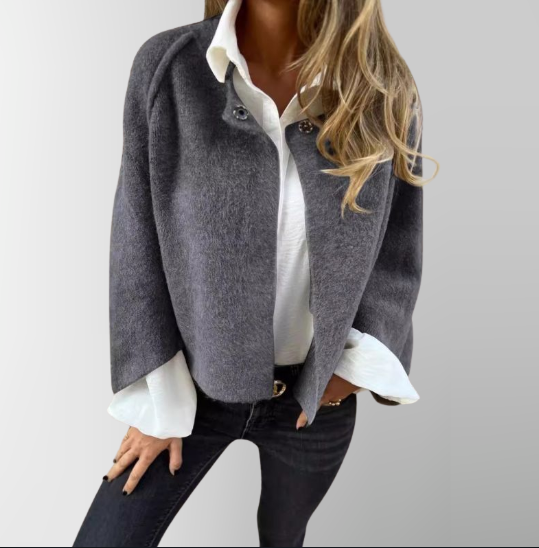 Elise  - Short jacket with chic flared sleeves