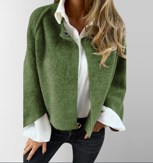 Elise  - Short jacket with chic flared sleeves