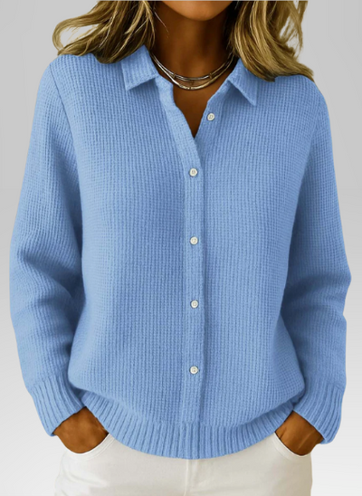 Elaine | Classic Knit Button Cardigan