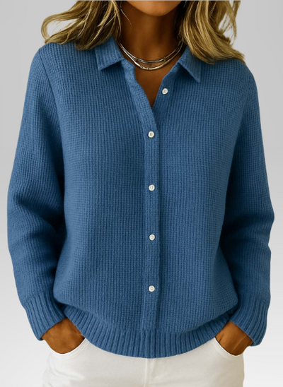 Elaine | Classic Knit Button Cardigan