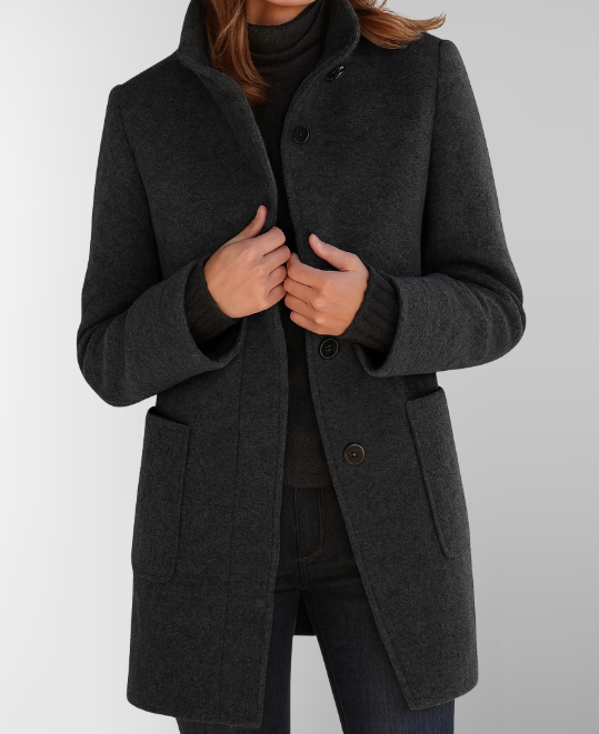 Gail - Coat With High Collar