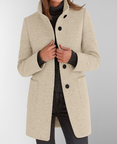 Gail - Coat With High Collar
