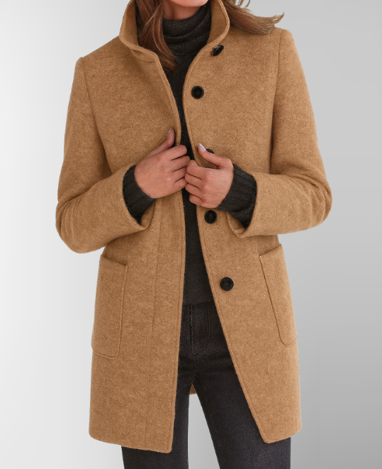 Gail - Coat With High Collar