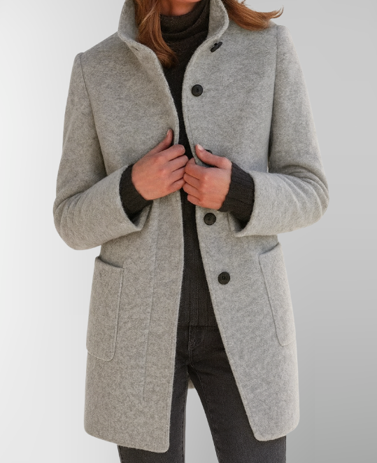 Gail - Coat With High Collar