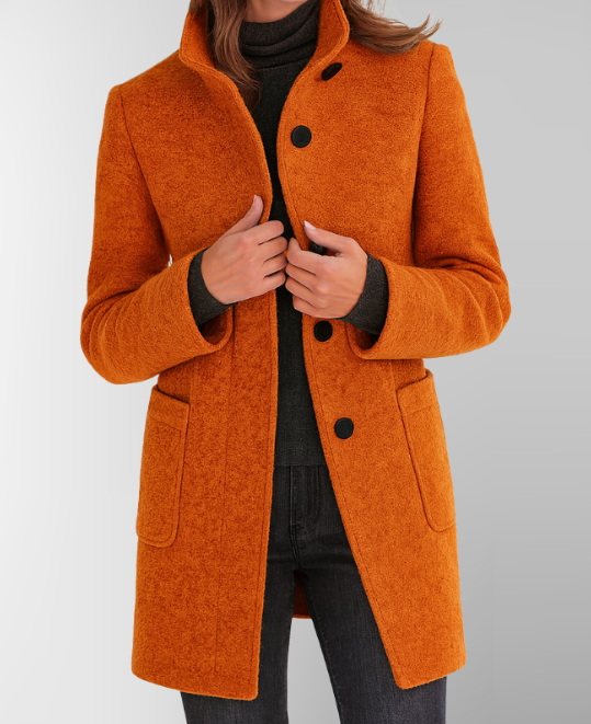 Gail - Coat With High Collar