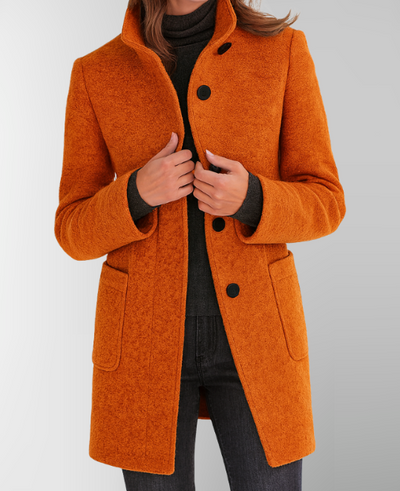 Gail - Coat With High Collar